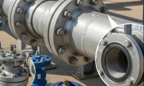 What is a plate flange used for?